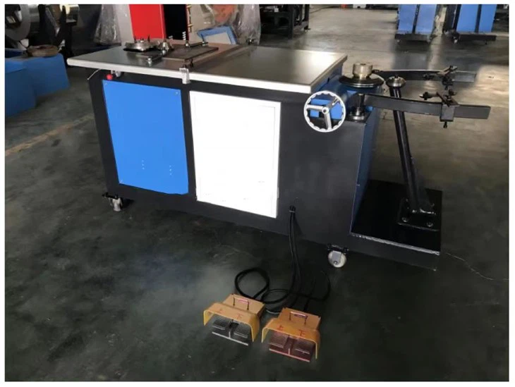 Round Duct Spiral Helix Gorelocker Elbow Joint Forming Machine