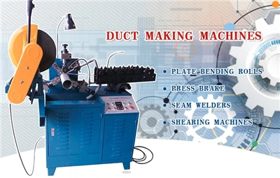 Machine de fabrication de conduits métalliques galvanisés pour tubes en acier ronds ondulés